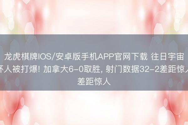 龙虎棋牌IOS/安卓版手机APP官网下载 往日宇宙杯人被打爆! 加拿大6-0取胜， 射门数据32-2差距惊人